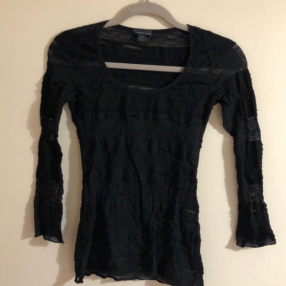 Lace long sleeve